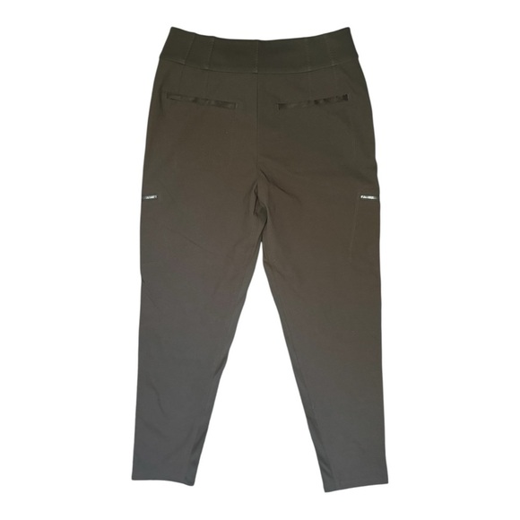 Athleta Wander Hybrid Pant Walnut Brown Ribbon Trim Ankle Pants Women's Size 6 - Picture 5 of 12